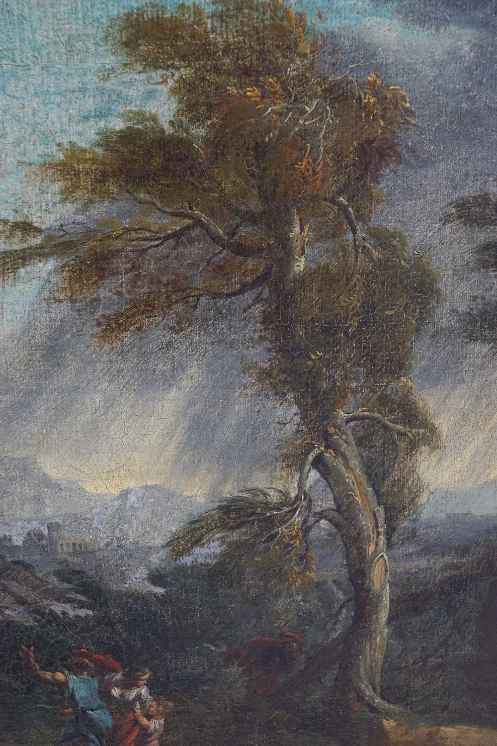 Paesaggio con figure - attribuito